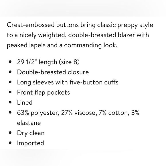 A.L.C. Sedgwick II Tailored Double-Breasted Jacket - Picture 9 of 13